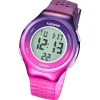 Calypso Damenuhr Kautschuk lila pink Calypso Digital Armbanduhr UK5841/6