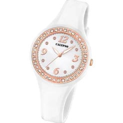 Calypso Damenuhr PUR weiß Calypso Analogico Armbanduhr UK5567/B