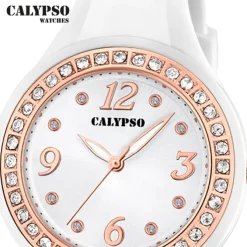 Calypso Damenuhr PUR weiß Calypso Analogico Armbanduhr UK5567/B