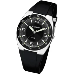 Calypso Herren Armbanduhr Street Style K5753/3 Quarz-Uhr PU schwarz UK5753/3