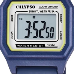 Calypso Herren Armbanduhr Sport K5805/3 Digital Kunststoff dunkelblau UK5805/3