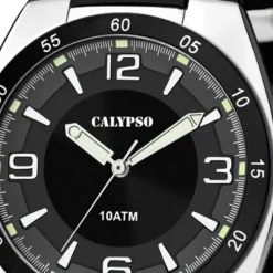 Calypso Herren Armbanduhr Street Style K5753/3 Quarz-Uhr PU schwarz UK5753/3