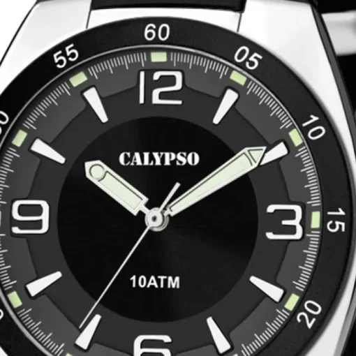 Calypso Herren Armbanduhr Street Style K5753/3 Quarz-Uhr PU schwarz UK5753/3