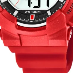 Calypso Herren Armbanduhr Street Style K5771/2 Quarz-Uhr PU rot UK5771/2