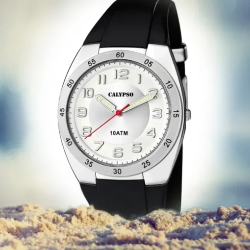 Calypso Herren Armbanduhr Street Style K5753/4 Quarz-Uhr PU schwarz UK5753/4