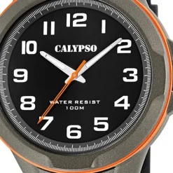 Calypso Herren Jugend Armbanduhr K5781/4 Analog Kunststoff schwarz UK5781/4