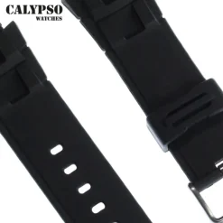Calypso Herren Uhrenarmband 17mm Kautschuk-Band schwarz für Calypso K5595 UKA5595/S