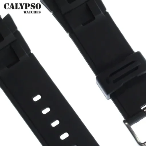 Calypso Herren Uhrenarmband 17mm Kautschuk-Band schwarz für Calypso K5595 UKA5595/S