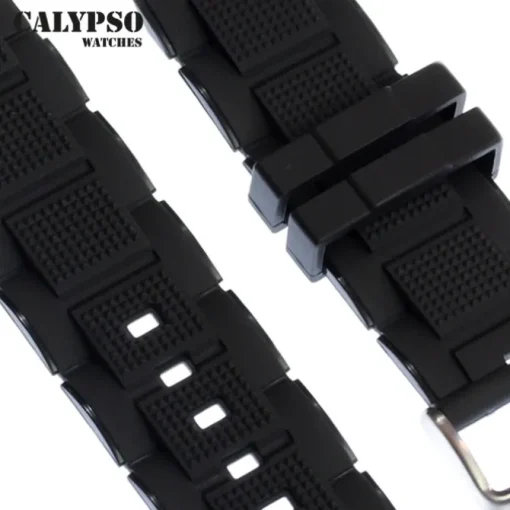 Calypso Herren Uhrenarmband 22mm PU-Band schwarz für Calypso K5577 UKA5577/S