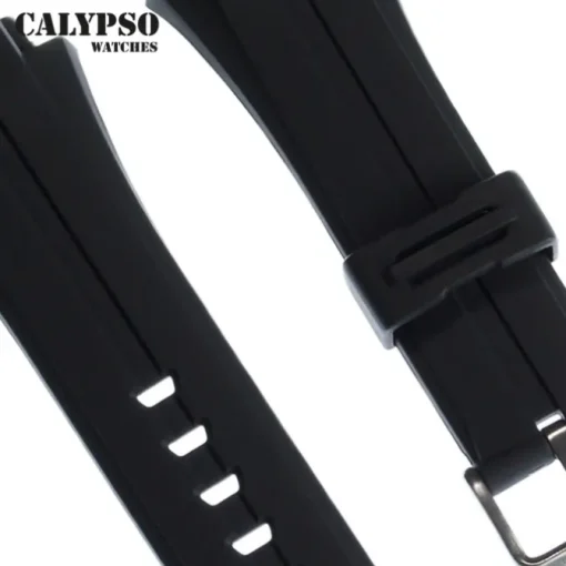 Calypso Herren Uhrenarmband 17mm Kautschuk-Band schwarz für Calypso K5606 UKA5606/S
