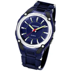 CALYPSO Herren-Armbanduhr Sport analog Quarz-Uhr PU dunkelblau UK5560/3