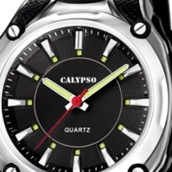 CALYPSO Herren-Armbanduhr Sport analog Quarz-Uhr PU schwarz UK5560/2