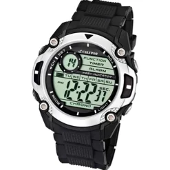Calypso Herrenfunktionsuhr schwarz Digital Uhren Kollektion UK5577/1