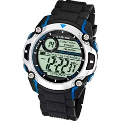 Calypso Herrenfunktionsuhr schwarz-blau Digit. Uhren Kollektion UK5577/2
