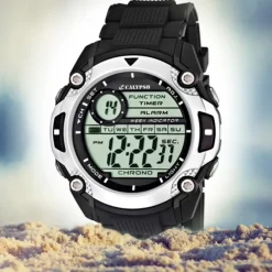 Calypso Herrenfunktionsuhr schwarz Digital Uhren Kollektion UK5577/1