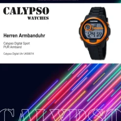 CALYPSO Herren-Uhr - Digital for Man - digital - Quarz - PU - UK5667/4