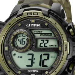 Calypso Herrenuhr Digital for Man K5723/6 Quarzuhr schwarz braun UK5723/6