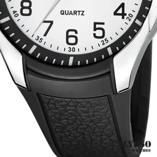 Calypso Herrenuhr Kautschuk schwarz Calypso Analogico Armbanduhr UK5843/1