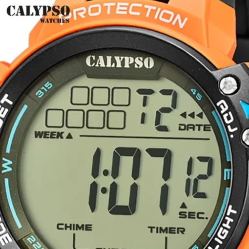 Calypso Herrenuhr Kunststoff schwarz Calypso Digital Armbanduhr UK5817/4