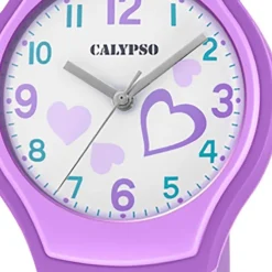 Calypso Jugend Armbanduhr Junior K5806/3 Analog Kunststoff lila UK5806/3