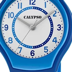 Calypso Jugend Armbanduhr Junior K5806/6 Analog Kunststoff blau UK5806/6