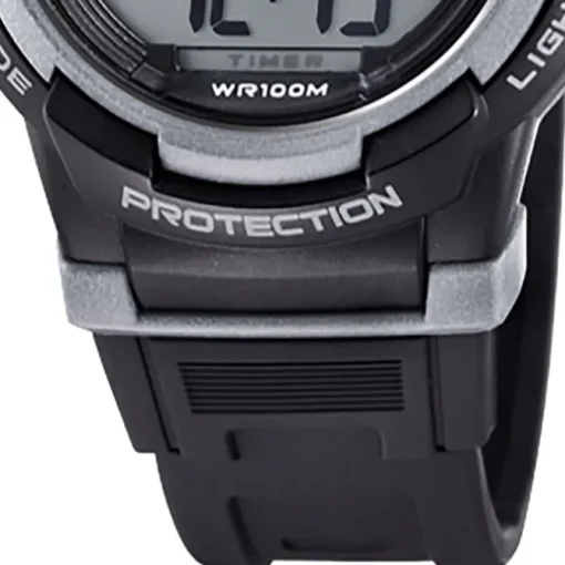 Calypso Jugend Armbanduhr Sport K5808/4 Digital Kunststoff schwarz grau UK5808/4