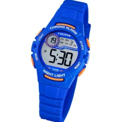 Calypso Jugend Kinderuhr Kautschuk blau Calypso Junior Armbanduhr UK5852/3