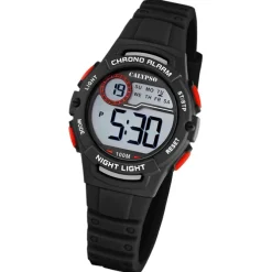 Calypso Jugend Kinderuhr Kautschuk schwarz Calypso Junior Armbanduhr UK5852/6
