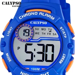 Calypso Jugend Kinderuhr Kautschuk blau Calypso Junior Armbanduhr UK5852/3