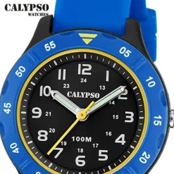 Calypso Jugend Kinderuhr Kautschuk blau Calypso Junior Armbanduhr UK5847/3