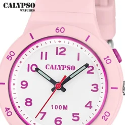 Calypso Jugend Kinderuhr Kautschuk rosa Calypso Sweet Time Armbanduhr UK5848/1