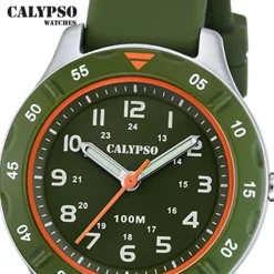 Calypso Jugend Kinderuhr Kautschuk grün Calypso Junior Armbanduhr UK5847/2