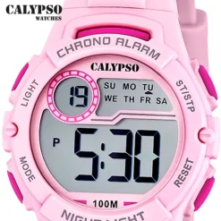Calypso Jugend Kinderuhr Kautschuk rosa Calypso Junior Armbanduhr UK5852/1