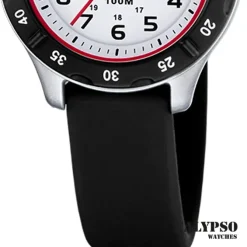 Calypso Jugend Kinderuhr Kautschuk schwarz Calypso Junior Armbanduhr UK5847/1