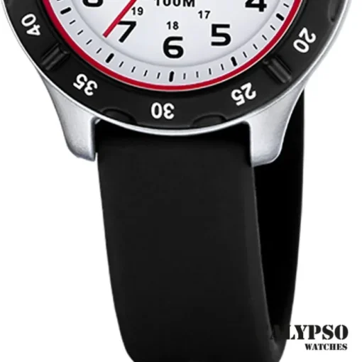 Calypso Jugend Kinderuhr Kautschuk schwarz Calypso Junior Armbanduhr UK5847/1