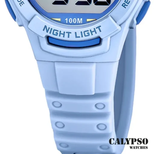 Calypso Jugend Kinderuhr Kautschuk hellblau Calypso Junior Armbanduhr UK5852/2
