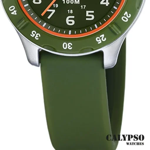 Calypso Jugend Kinderuhr Kautschuk grün Calypso Junior Armbanduhr UK5847/2