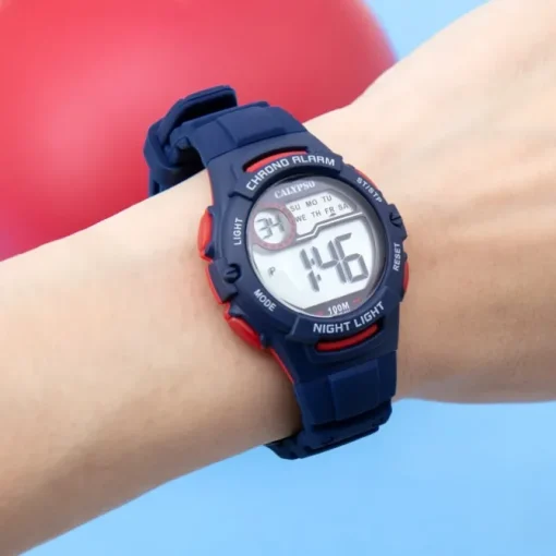 Calypso Jugend Kinderuhr Kautschuk dunkelblau Calypso Junior Armbanduhr UK5852/5