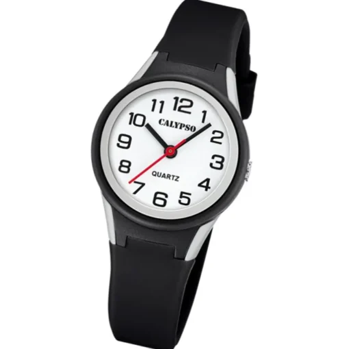 Calypso Jugenduhr Kautschuk schwarz Calypso Junior Armbanduhr UK5834/4