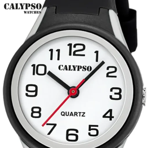 Calypso Jugenduhr Kautschuk schwarz Calypso Junior Armbanduhr UK5834/4