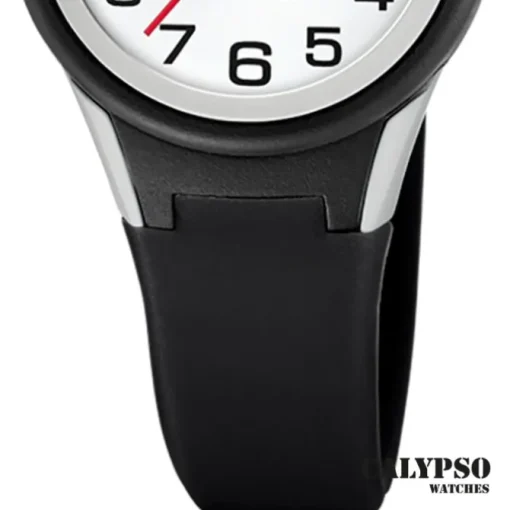 Calypso Jugenduhr Kautschuk schwarz Calypso Junior Armbanduhr UK5834/4