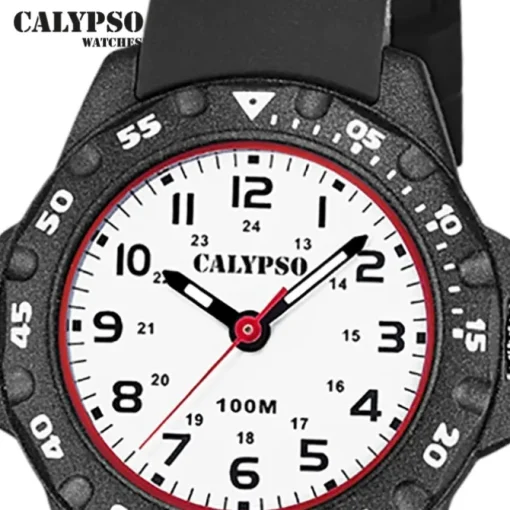 Calypso Jugenduhr Kunststoff schwarz Calypso Junior Armbanduhr UK5821/3