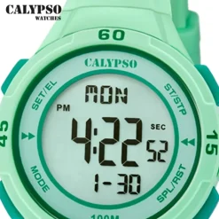 Calypso Jugenduhr Kunststoff mintgrün Calypso Junior Armbanduhr UK5830/1