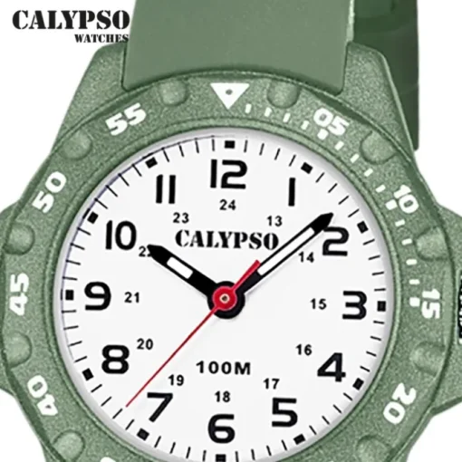 Calypso Jugenduhr Kunststoff grün Calypso Junior Armbanduhr UK5821/2