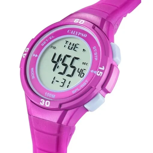Calypso Jugenduhr Kunststoff rosa Calypso Junior Armbanduhr UK5830/4