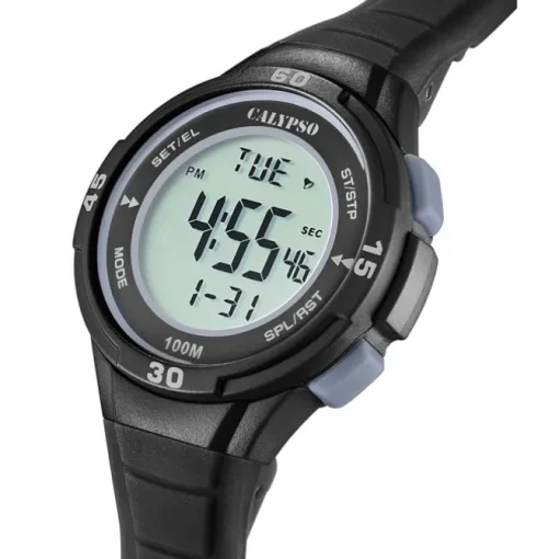 Calypso Jugenduhr Kunststoff schwarz Calypso Junior Armbanduhr UK5830/6