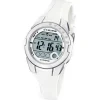 Calypso Jugenduhr Mädchen weiß-silber Digital Calypso Uhren UK5571/1