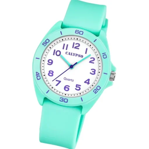 Calypso Jugenduhr Silikon türkis Calypso Junior Armbanduhr UK5833/3