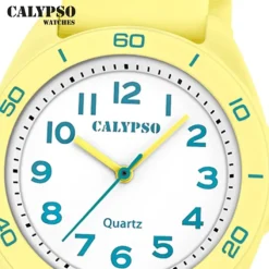 Calypso Jugenduhr Silikon hellgelb Calypso Junior Armbanduhr UK5833/1