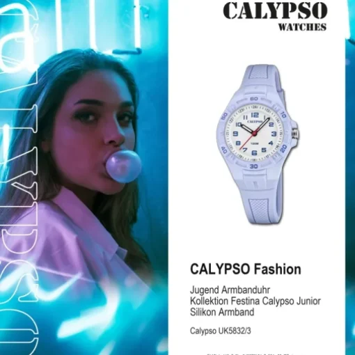 Calypso Jugenduhr Silikon blau Calypso Junior Armbanduhr UK5832/3